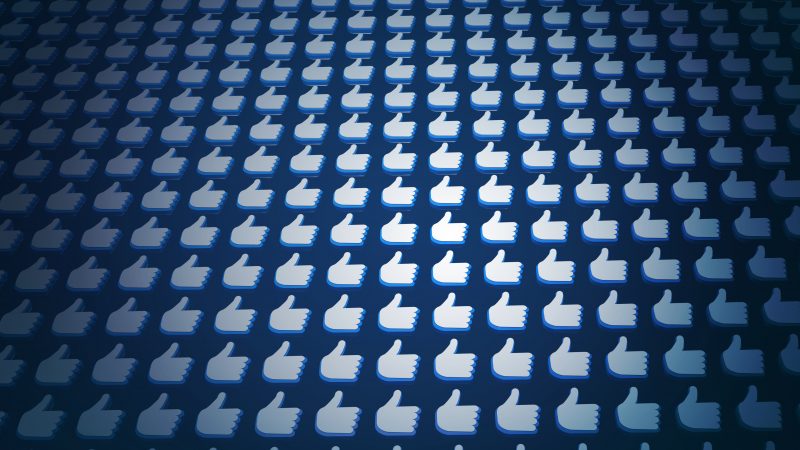 Massive Facebook likes social media popularity